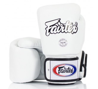 Перчатки боксерские Fairtex (BGV-1 White/black)